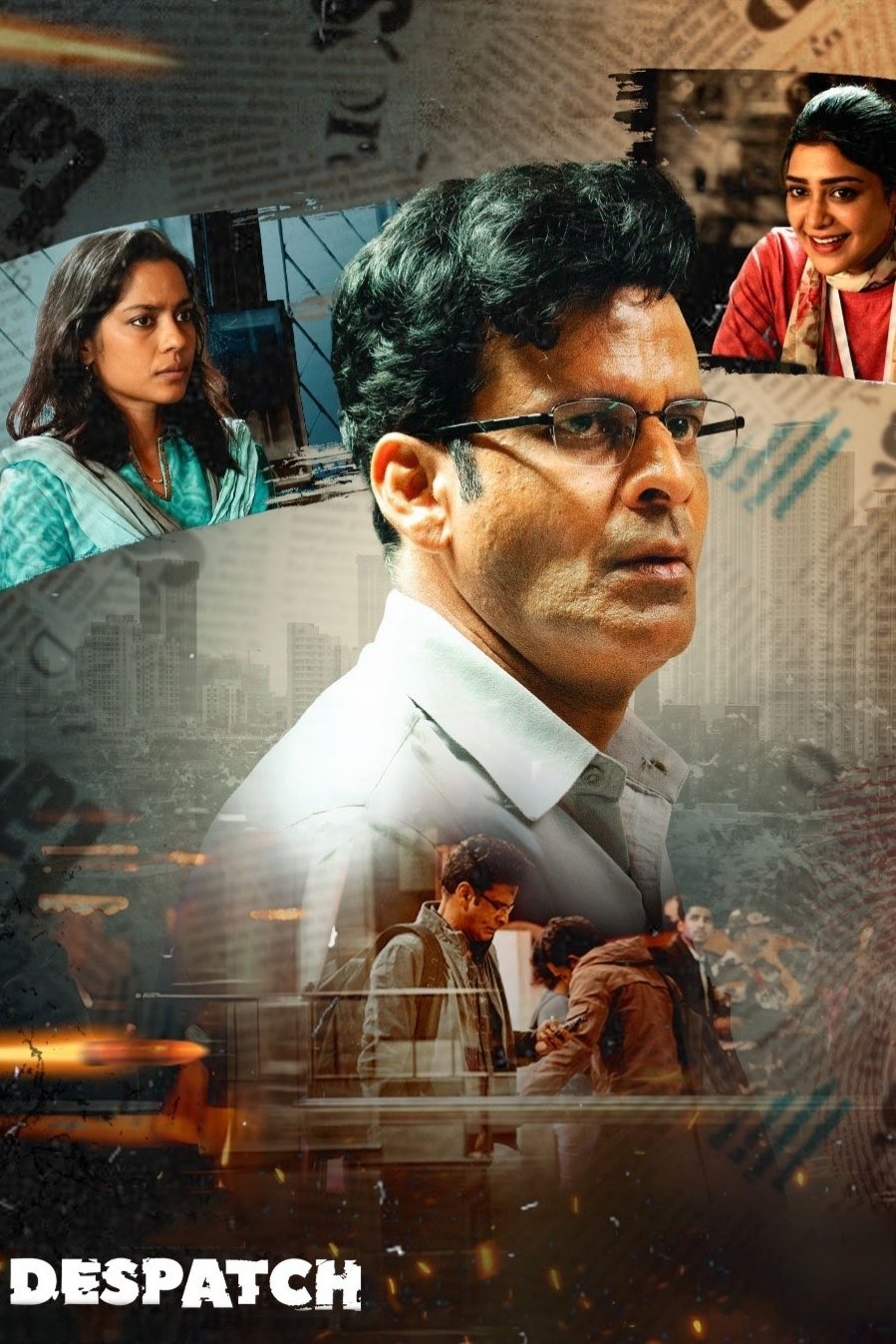 Despatch Hindi Dubbed Movie Poster (2024)
