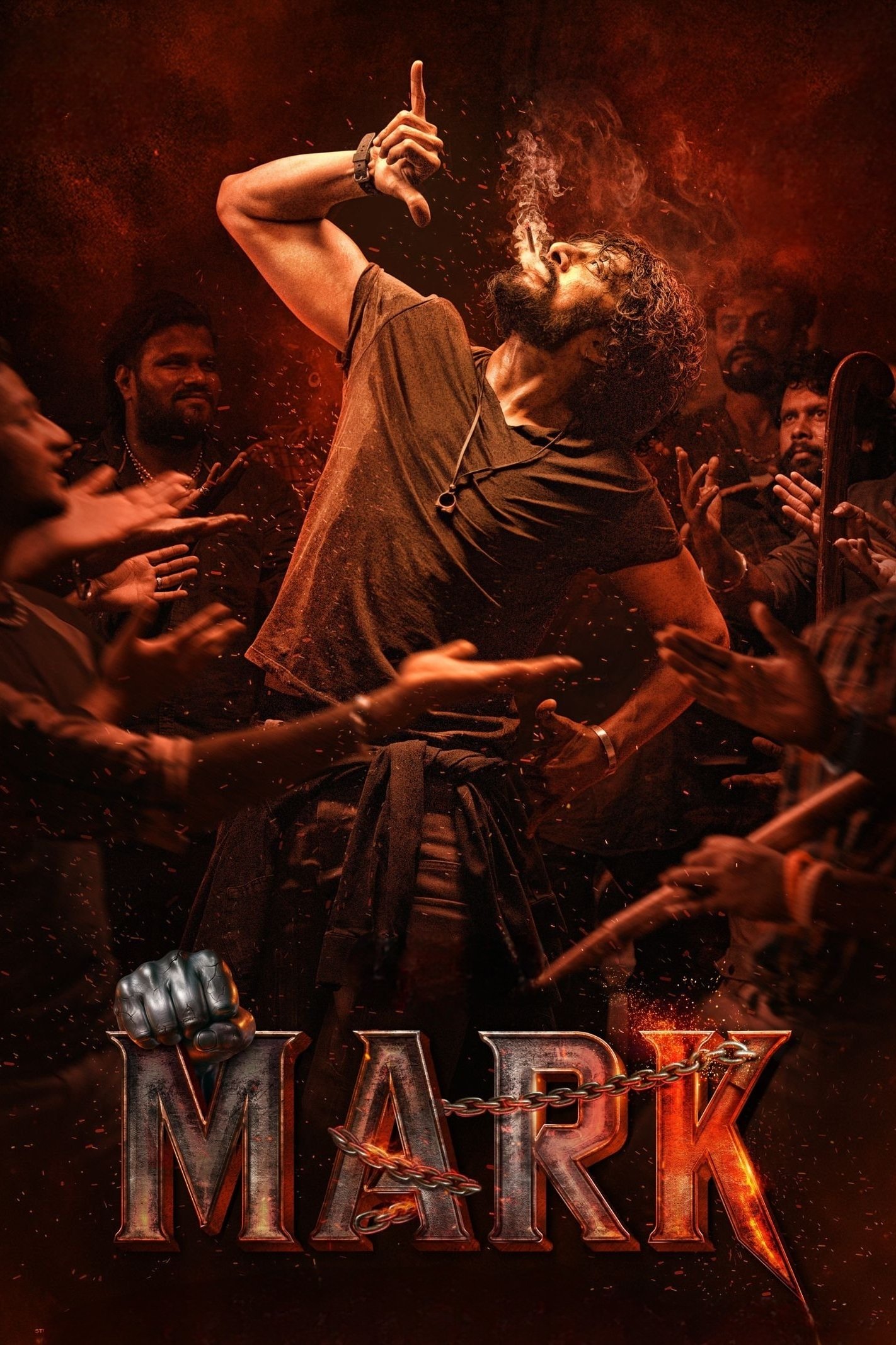 Mark Hindi Dubbed Movie Poster (2025)