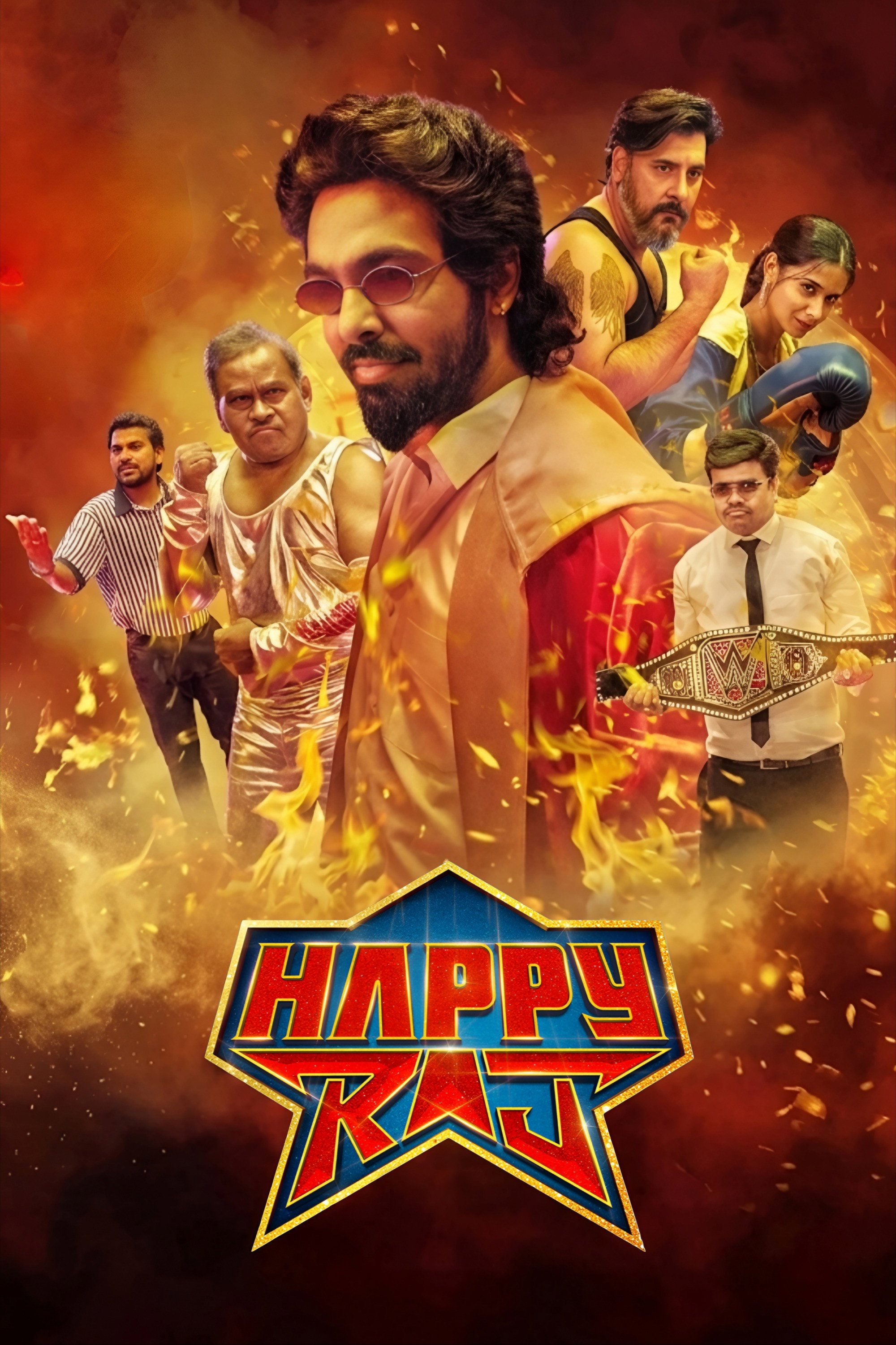 Happy Raj Hindi Dubbed Movie Poster (2026)
