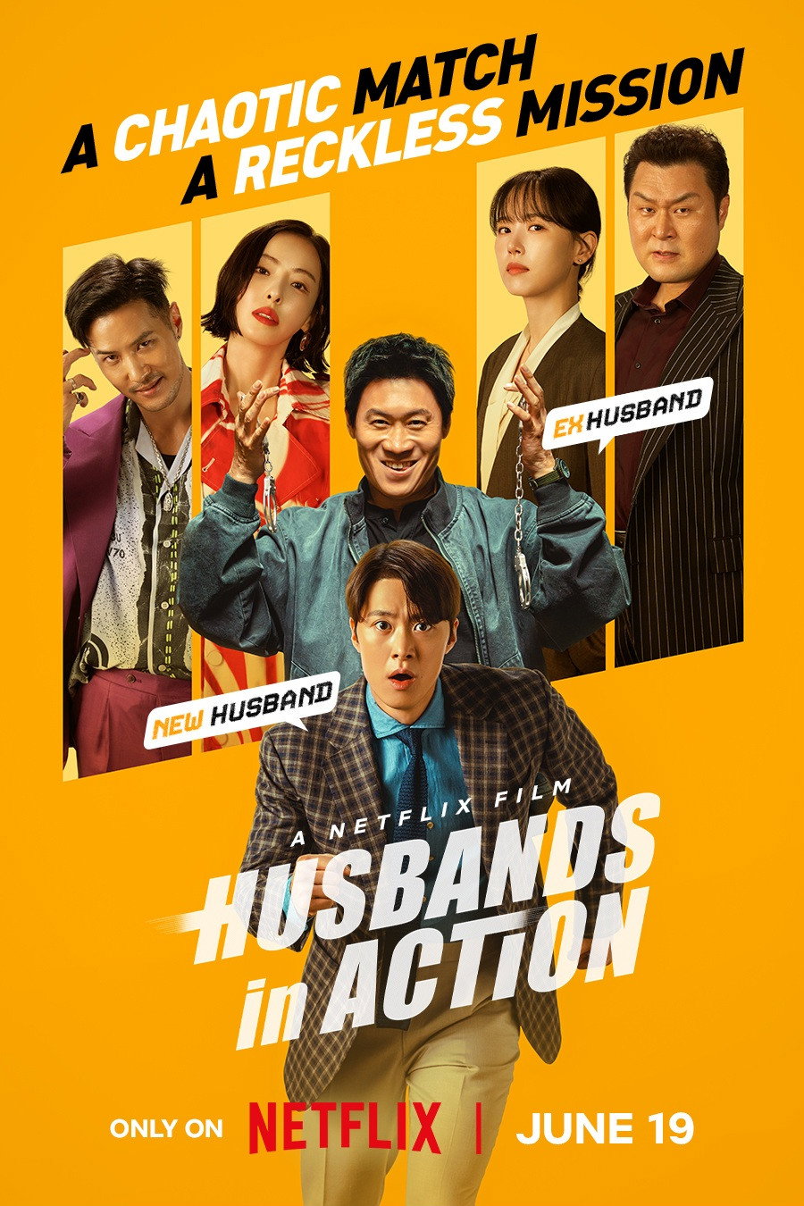 Husbands in Action Hindi Dubbed Movie Poster (2026)
