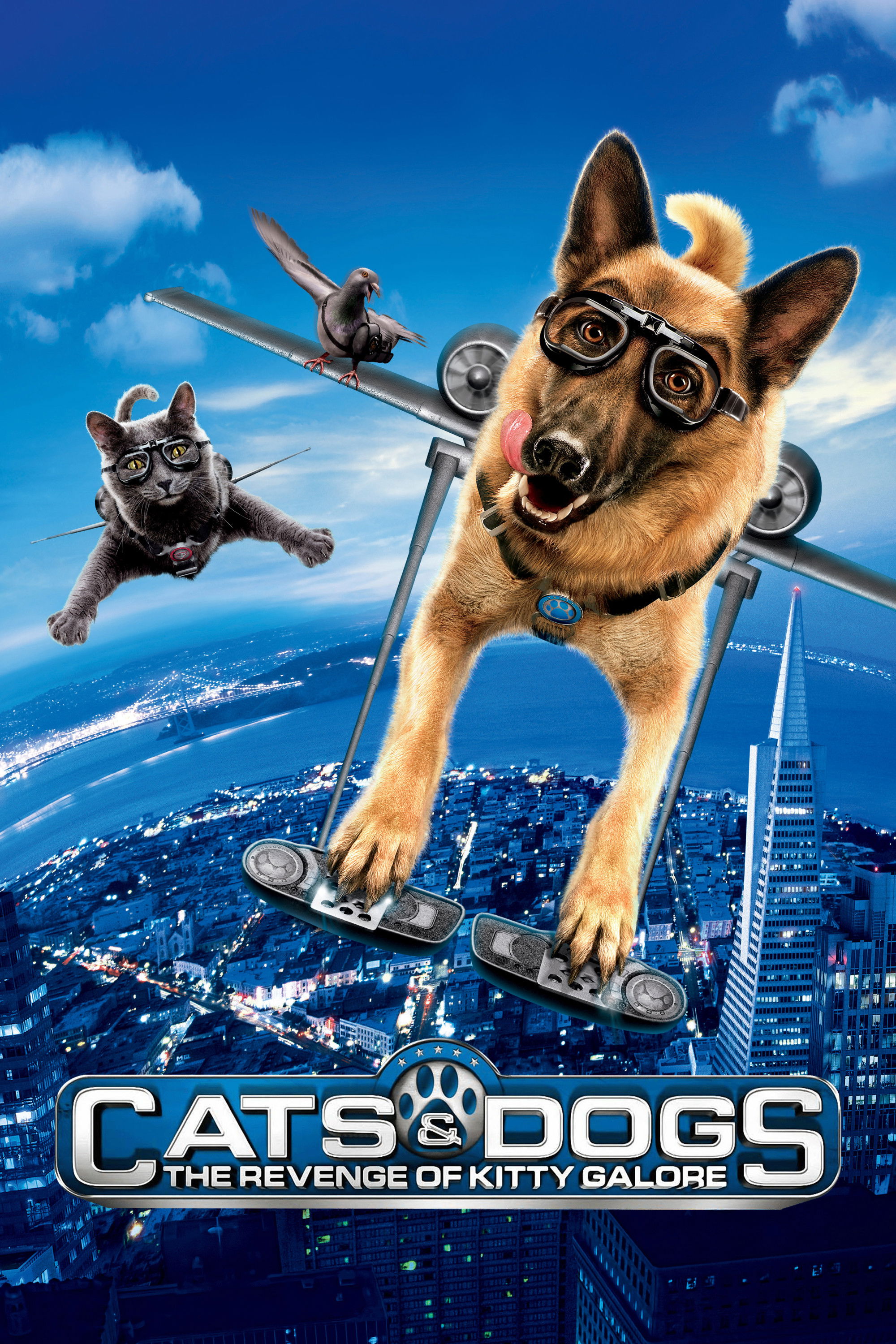 Cats & Dogs: The Revenge of Kitty Galore Hindi Dubbed Movie Poster (2010)