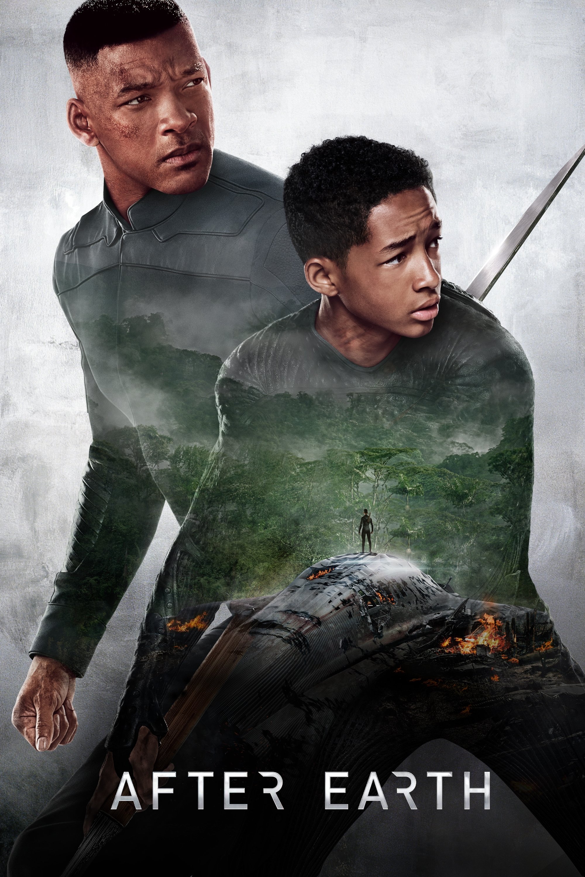 After Earth Hindi Dubbed Movie Poster (2013)