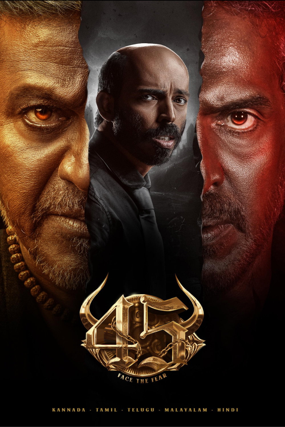 45 Hindi Dubbed Movie Poster (2025)