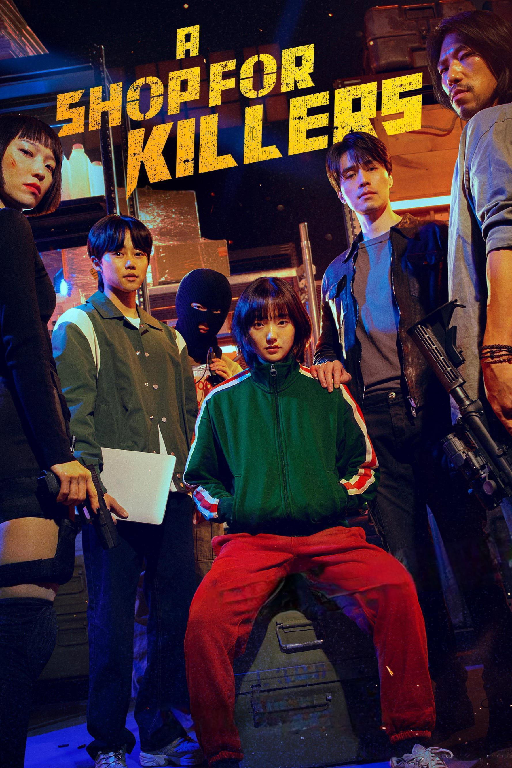 A Shop for Killers Hindi Dubbed Movie Poster (2024)
